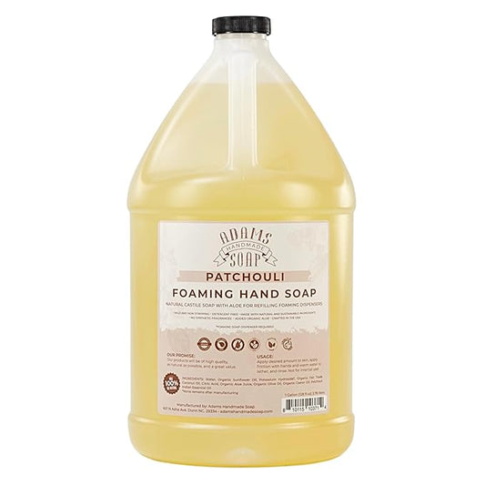 Adams Handmade Soap Liquid Foaming Soap 1 Gal - Patchouli
