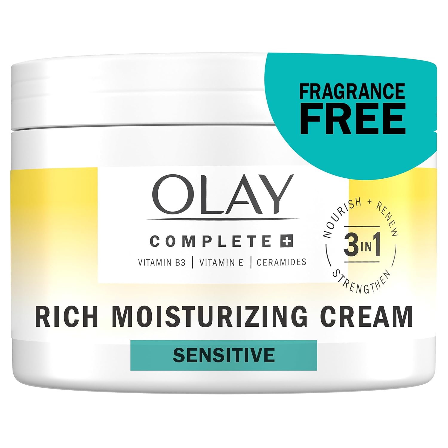 OLAY Complete+ Rich Moisturizing Cream – Hydrating & Nourishing Face Cream