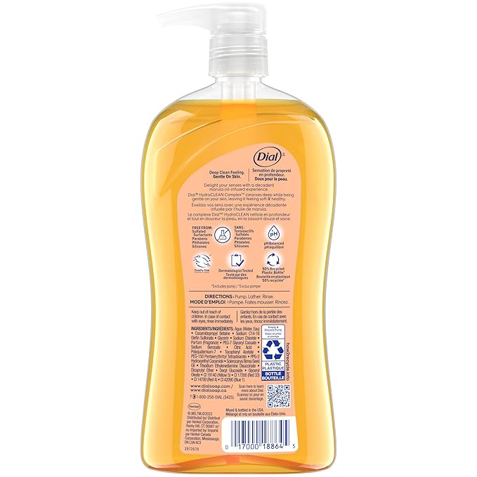 Dial Body Wash, Pamper & Indulge Marula Oil, 32 fl oz