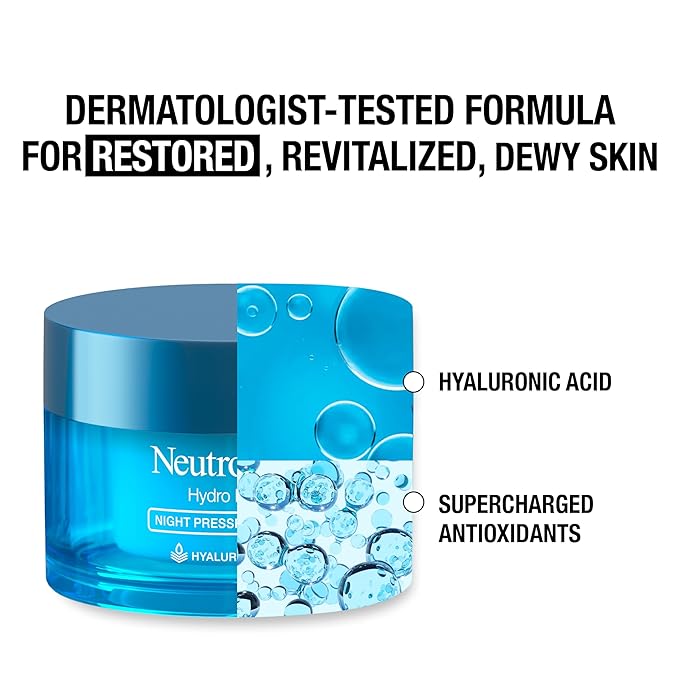 Neutrogena, Hydro Boost Night Pressed Serum with Hyaluronic Acid, 1.7 Ounce