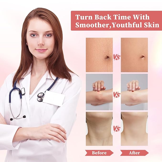 Be Glossy Body Serum for Wrinkles, Anti-Aging Hydrate & Plump With Hyaluronic Acid, Vitamin E, Glycerin and Shea Butte, Peptides, Tighten and Lift Serum 100ML/3.38 Fl Oz