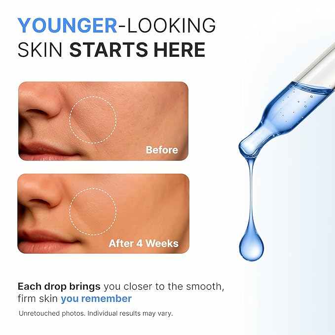 Anti-Aging Essence | Copper Peptides Serum for Face | Revolutionary Anti Aging Facial Serum for Firm, Smooth & Radiant Skin | Copper Peptide Serum + Niacinamide & Collagen (30ml /1 Fl oz)