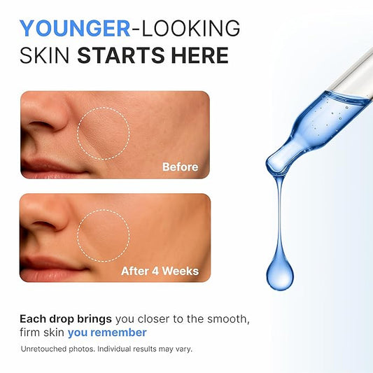 Anti-Aging Essence | Copper Peptides Serum for Face | Revolutionary Anti Aging Facial Serum for Firm, Smooth & Radiant Skin | Copper Peptide Serum + Niacinamide & Collagen (30ml /1 Fl oz)