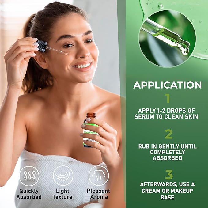 Hyaluronic Acid Serum (5oz) – 100% Pure Hyaluronic Serum for face & Anti-Aging Formula for Face – Wrinkle Reduction, Brightening & Moisturizing with Vitamin C for All Skin Types