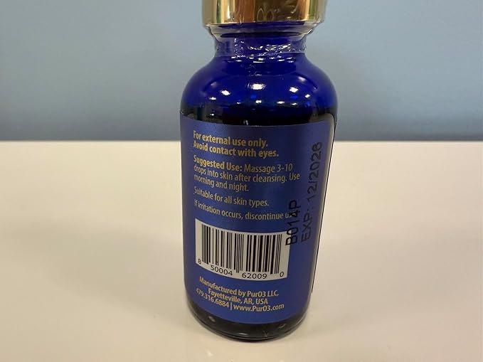 PurO3 Beauty Oil – Vegan Hydrating Face Oil with Activated Oxygen – Natural Skin Care for Radiant and Smooth Skin, 30 ml