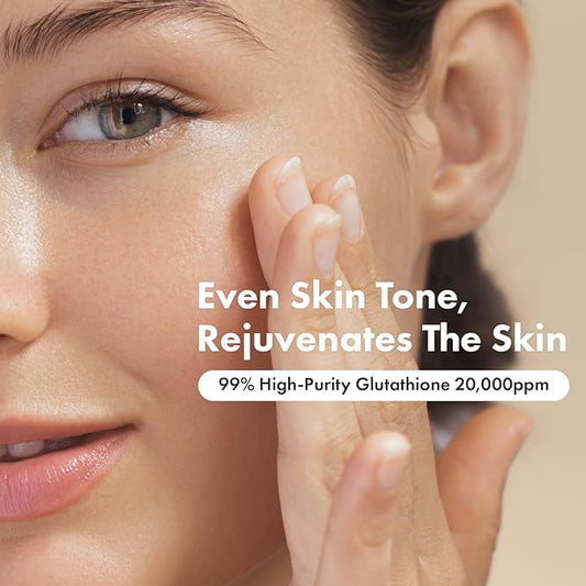 TOSOWOONG Glutathione Serum with 20,000ppm Glutathione, Niacinamide and hyaluronic acid, Dark Spot, Improve skin elasticity, Revitalize complexion, Korean Skincare, 2.02 fl. oz.