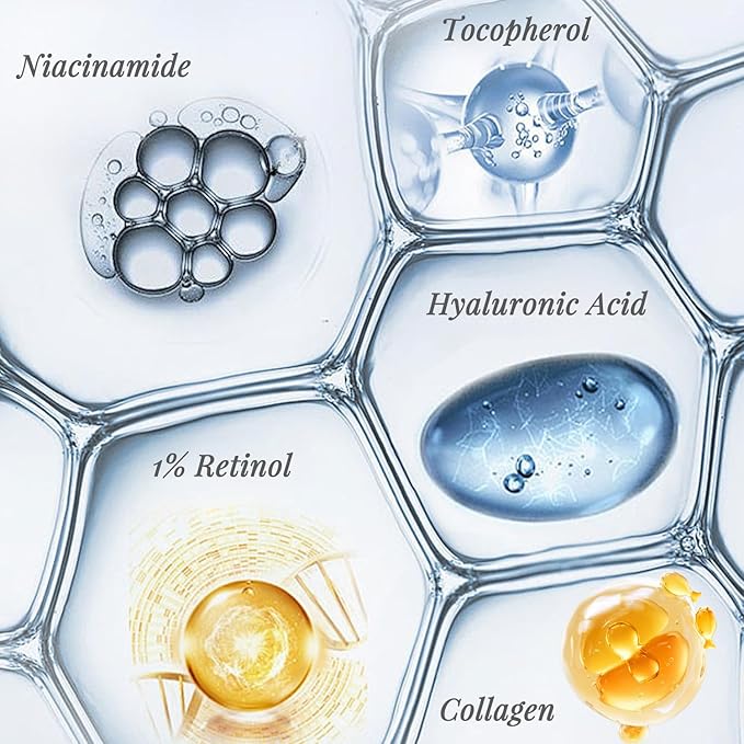 Advanced Retinol Body Lotion Anti-Aging Firming Moisturizer All-Over Body & Face Cream with a Smoothing and Refreshing Texture Enriched with 1% Retinol Hyaluronic Acid for Smoother Skin 6.76 oz