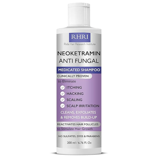 Anti Fungal Shampoo for Men & Women | Anti Dandruff, Medicated, Folliculitis Shampoo for Dry Scalp, Psoriasis, Ringworm | for Itchy, Flaky & Irritated Scalp | No Paraben & Sulphate