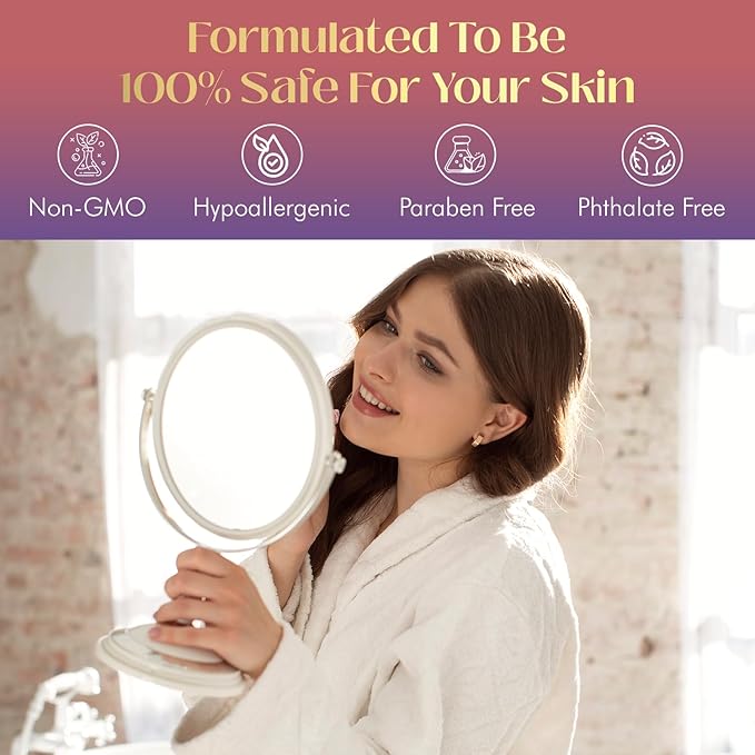 Retinol Eye Roller For Puffy Eyes & Dark Circles - Brightens Under Eyes - Crow's Feet Treatment - Dermatologist Tested, Natural Clean Beauty - Korean Skin Care - For All Skin Types