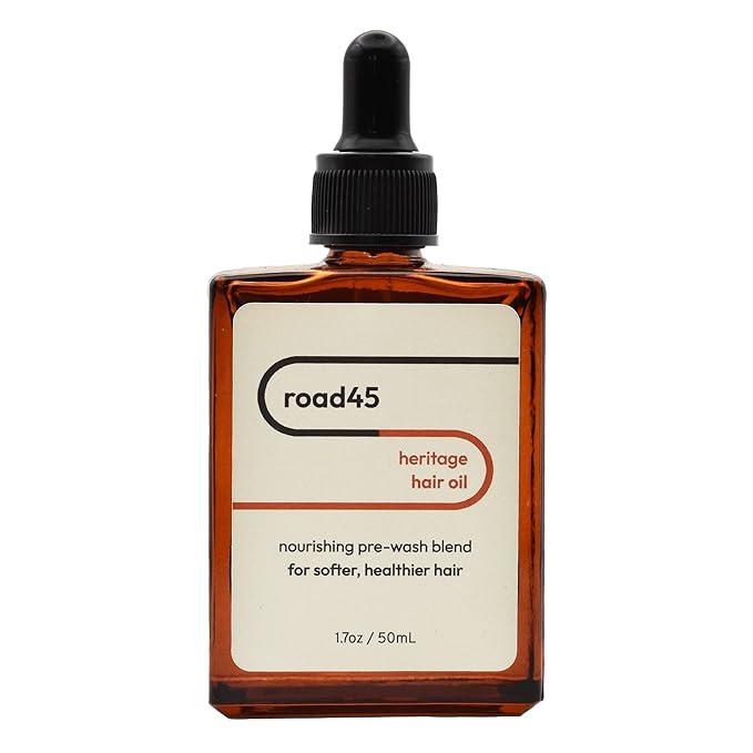 Heritage Hair Oil | Nourishing prewash blend | For dry, damaged, or frizzy hair | 100% Organic ayurvedic formula | Rosemary infused