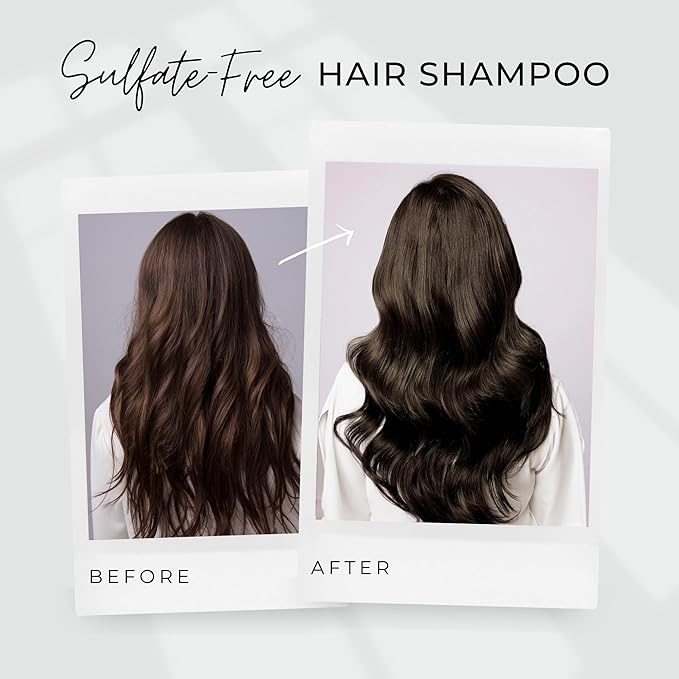 DANI Naturals Sulfate-Free Shampoo - Grapefruit Ginger – Detoxifying & Clarifying Formula for Oily, Thick & Curly Hair, 12 oz – Nourishing, Vegan, & Color-Safe