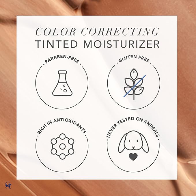 SeneGence MakeSense Color Correcting Tinted Moisturizer with Sheer Coverage, Medium, 1 Fl Oz, Enriched with SenePlex+ and Botanicals for Smooth, Even-Toned Skin