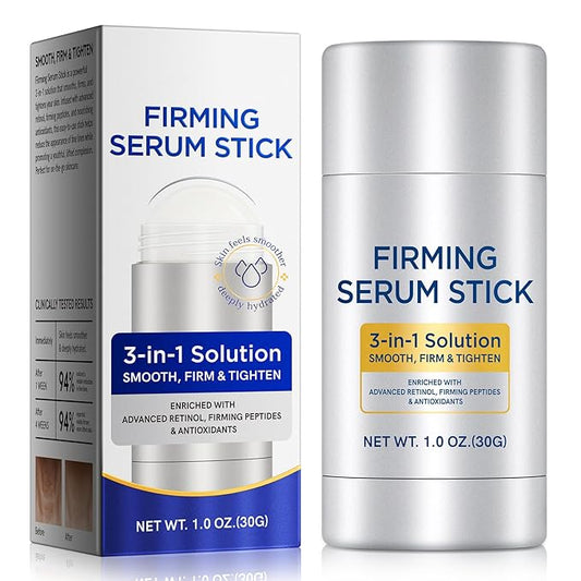Retinol Firming Serum Stick for Face, Neck & Body – 3-in-1 Firming for Wrinkles, Smooths & Tightens Skin – All Skin Types, 1 Oz