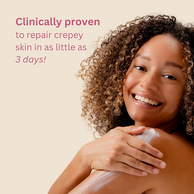 Nakery Skin Toning Body Butter for Women - Firming Body Lotion for Women - Peptide Infused Body Lotion for Crepey & Sagging Skin - Firming Lotion for Neck, Arms & Legs - Dulce Vanilla