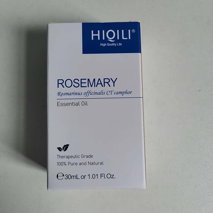 HIQILI Rosemary Essential Oil, Add to Shampoo & Conditioner, 100% Pure & Natural - 1 FI Oz