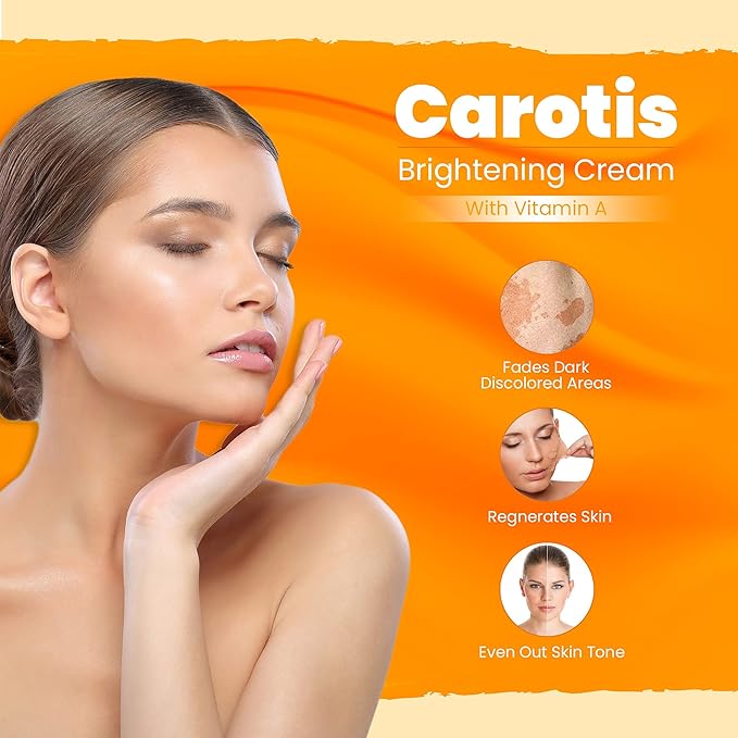 Skin Brightening Cream | 1.7 Fl oz / 50 g | Helps to Remove Pigments on: Face, Knees, Body, Armpit, and Private Areas | Brightening Gel with Carrot Oil, Alpha Arbutin, Shea Butter