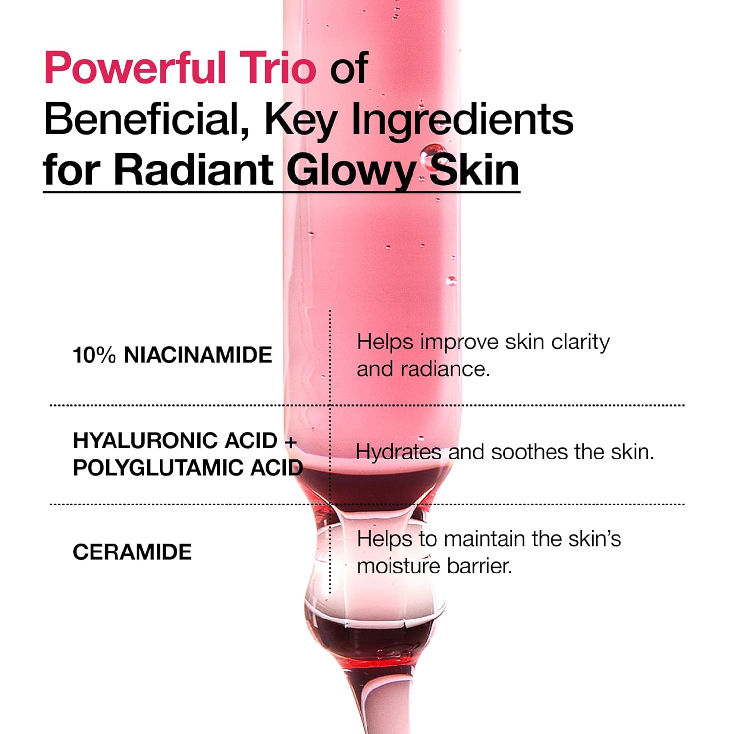 Niacinamide 10% + Tranexamic Acid 4% Serum with Hyaluronic Acid & Vitamin B12 – Brightening Korean Facial Serum for Glass Skin, Dullness, and Uneven Tone – 30ml Radiance Booster