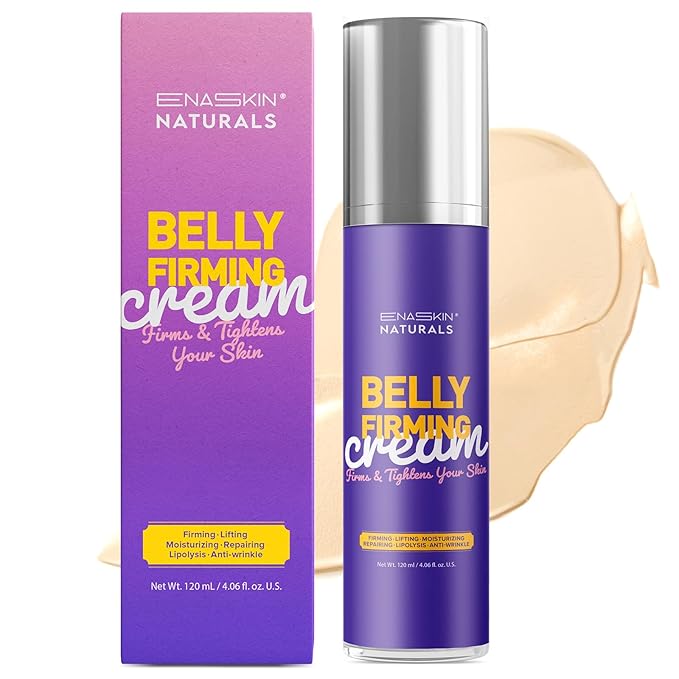 Belly Firming Cream for Tightening & Cellulite – Skin Tightening Cream for Stomach, Thighs & Butt – Moisturizing & Lifting Body Lotion for Women - 4.06 Fl Oz