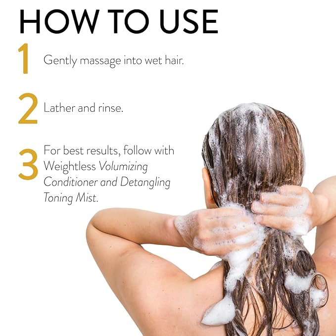 PHILIP B Weightless Volumizing Shampoo, 2 fl. oz. (60 ml) - Removes Oil and Product Build-Up, Adds Extra Body, Bounce and Shine