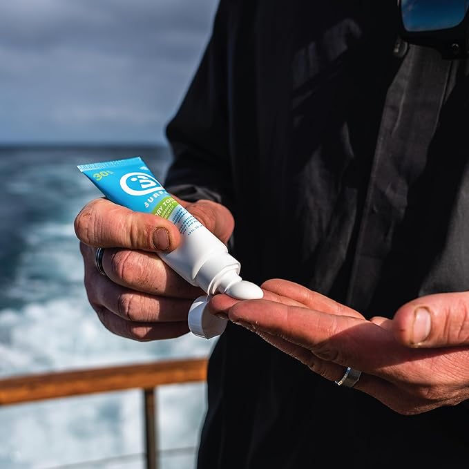 Surface Sunscreen Lotion SPF 50 for Face and Body, Natural Formula, Lightweight and Reef Friendly, Broad Spectrum UVA UVB Protection, Water Resistant Sun Care for Outdoor Use, Fragrance Free, 1.5oz