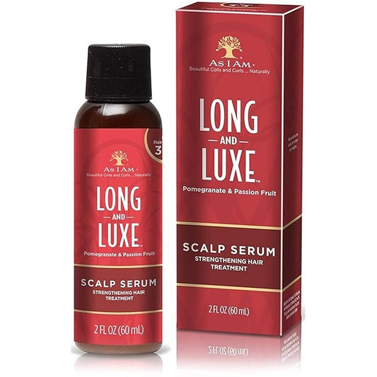 As I Am Long and Luxe Scalp Serum - 2 Ounce - Strengthening Nano Treatment - Enriched with Biotin, Aloe Vera, and Saw Palmetto