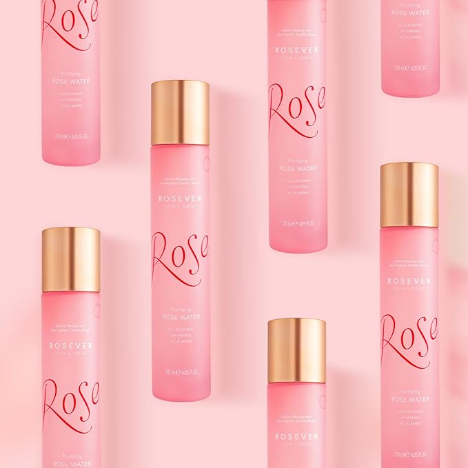 Pure Rose Water Face Mist – Hydrating, Refreshing, Cleansing with Damascena Rose – Natural, Alcohol-Free, Vegan – for All Skin Types, 4.05 oz (120 ml)