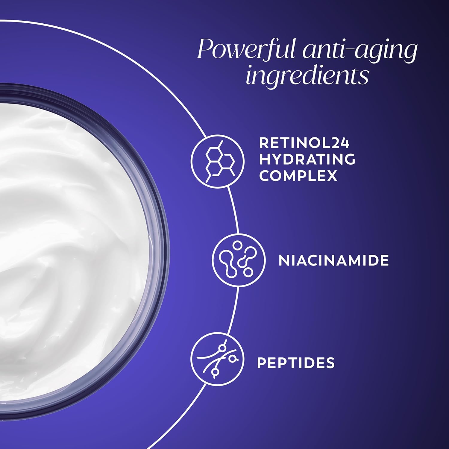 Retinol Face Moisturizer for Women – 24 MAX Anti-Aging Night Cream with Peptides & Glycerin, Fragrance-Free & Non-Greasy – Hydrating, Firming, Anti-Wrinkle Skincare for Fine Lines, 1.7 oz