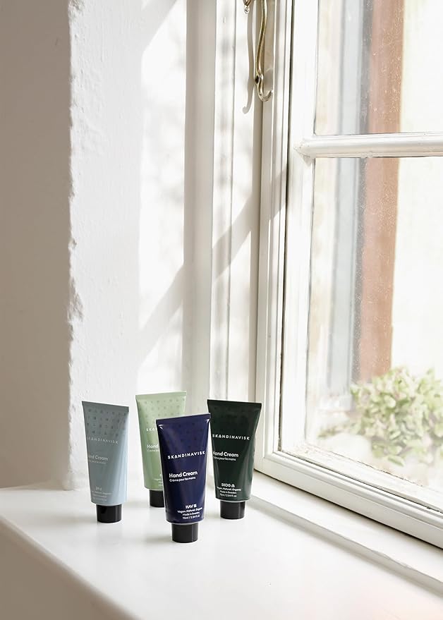 Skandinavisk ØY ‘Island’ Hand Cream, Scent Notes: Crabapple and Dog Rose, Water Mosses and Green Leaves. Vegan Forumla, 2.54 fl. oz.