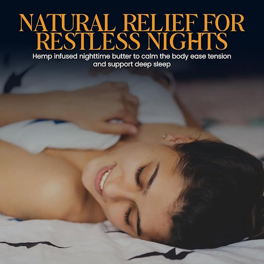 Ugli Butter Hemp Night Cream 4oz – Calming Massage Cream for Nighttime Routine with Lavender, Chamomile, Passionflower & Oregon Grown Hemp Extract, Supports Relaxation & Comfort for a Restful Night