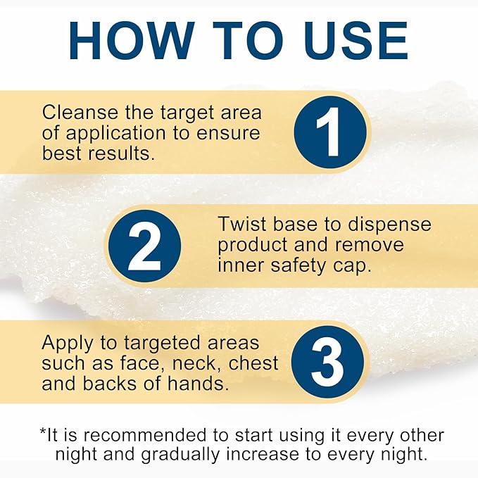 Retinol Firming Serum Stick for Face, Neck & Body – 3-in-1 Firming for Wrinkles, Smooths & Tightens Skin – All Skin Types, 1 Oz 2Pcs