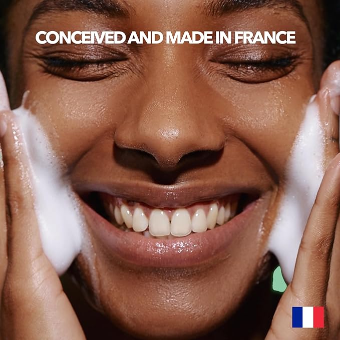 Élixir Intense - Nourishing Cleansing Foam - Hydrating & Brightening - With Hyaluronic Acid & Squalene - Gentle, Moisturizing, Firming & Revitalizing - Day/Night Facial Cleanser - 1.69oz