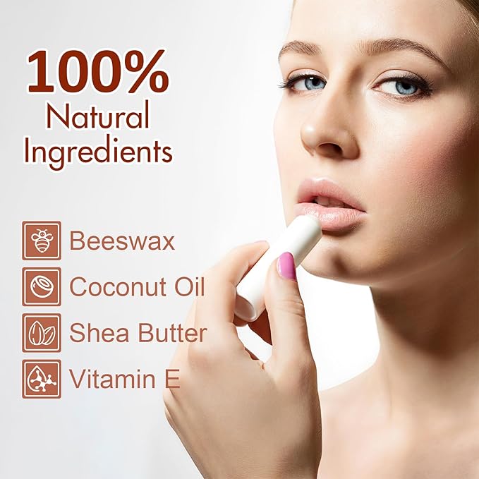 120 Pack Lip Balm Unlabeled, Natural Lip Balm Bulk Blank Tube, Personalized Lip Balms for Party Favors Adults and Bridal Shower Favors or Baby Shower Gifts-5 Flavors