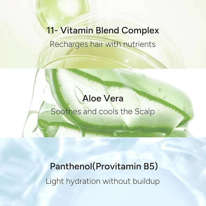 Purifying Hair Treatment Mask – Scalp & Root-Nourishing Conditioner w/Biotin & Centella – Sulfate & Paraben-Free, pH-Balanced, Strengthening Formula – Green Breeze, 250g / 8.81 oz