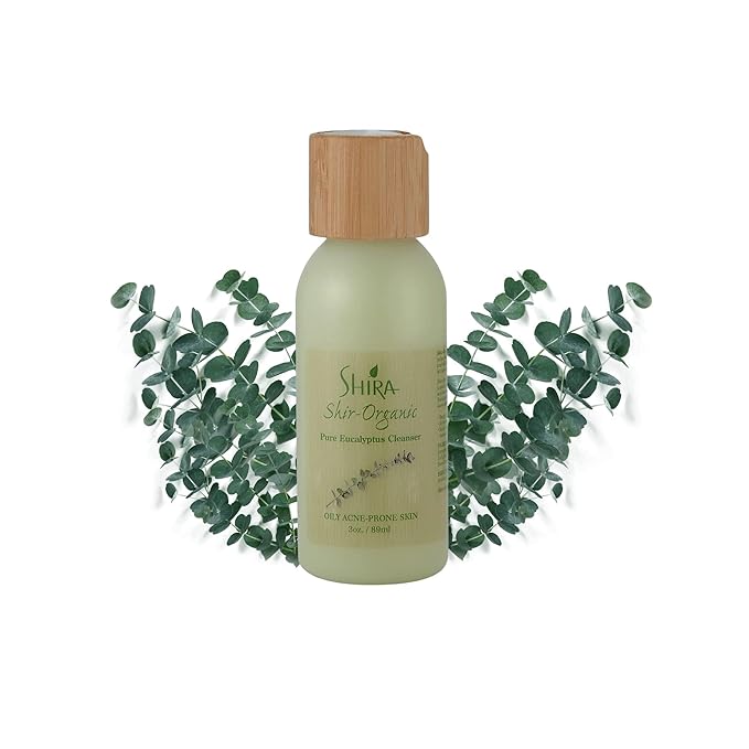 Shir-Organic Pure Eucalyptus Cleanser With Hydrating, Antibacterial Quality And Treatment For Acne Prone For Normal To Oily Skin-(89 ML)