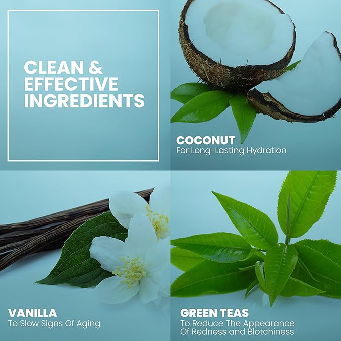 Eva Naturals Vanilla Bean Night Cream – Overnight Face Moisturizer with Vitamin E, C, B Complex & CoQ10 – Anti-Aging Facial Lotion with Green Tea & Shiitake – Hydrating Cream for Renewed, Smooth Skin