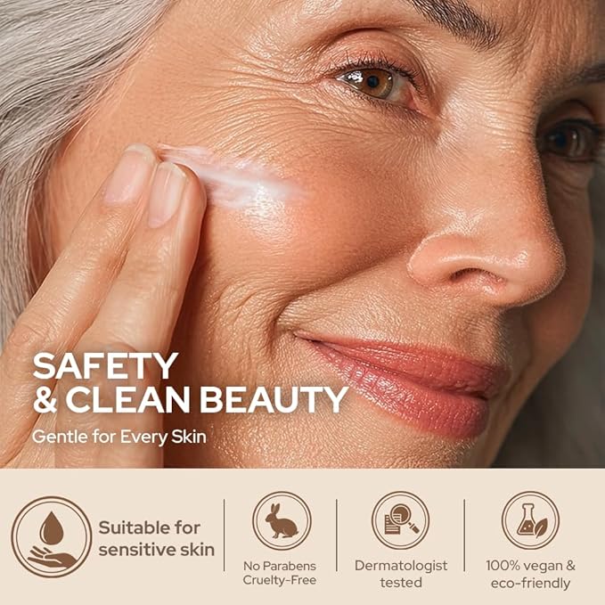 Youth 1700 Anti Aging Night Cream, Face Moisturizer with Niacinamide, Hyaluronic Acid, Peptide, Bakuchiol & Vietnamese Ginseng for Firming, Reduces Fine Lines & Wrinkle, All Skin Types, 1.76 oz