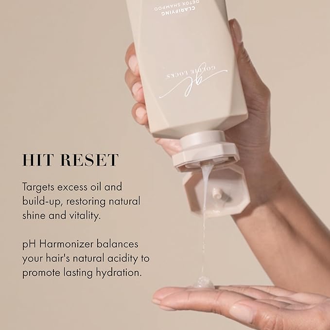 Goldie Locks Clarifying Shampoo - Sulfate-Free Deep Cleansing Detox for Scalp and Hair - Removes Buildup and Excess Oil - Safe for Extensions & Color-Treated Hair - Protein-Free - 8.45 fl oz