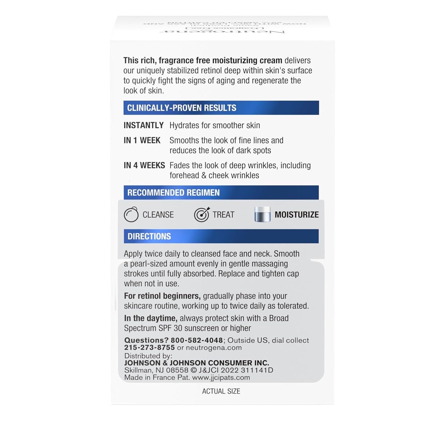 Retinol Face Moisturizer – Fragrance-Free Anti-Aging Cream, 1.7 oz 💧✨