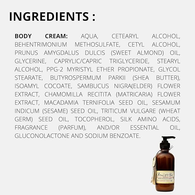 Barefoot Venus Macadamia Nut Oil and Almond Oil Body Cream 225 ML / 8 Oz (Midnight Muse)