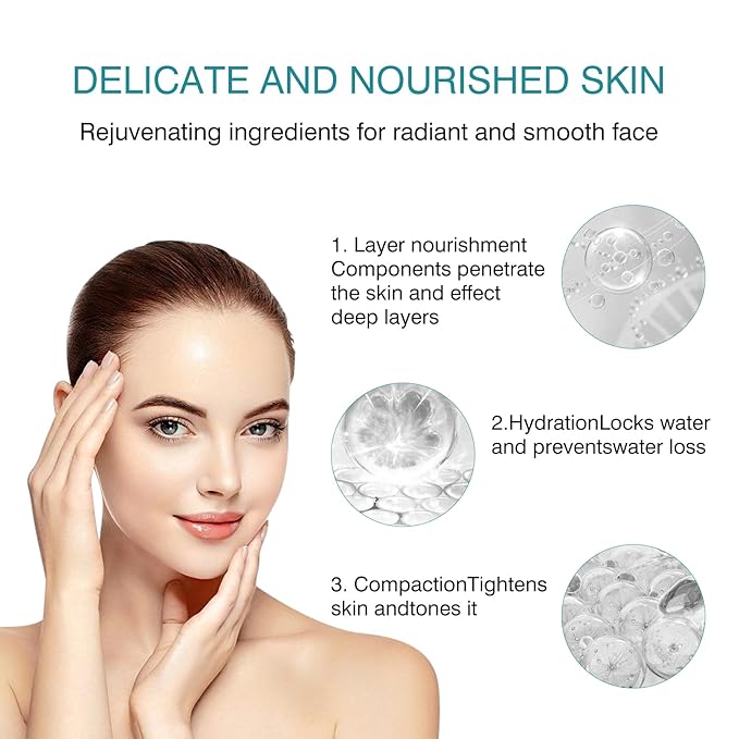 Collagen Cream for Face with Stem Cells Retinol Hyaluronic Acid Niacinamide for All Skin Types, Anti Wrinkle Cream for Women and Men, Skin Tightening & Firming and Neck, Hydrating Face Cream