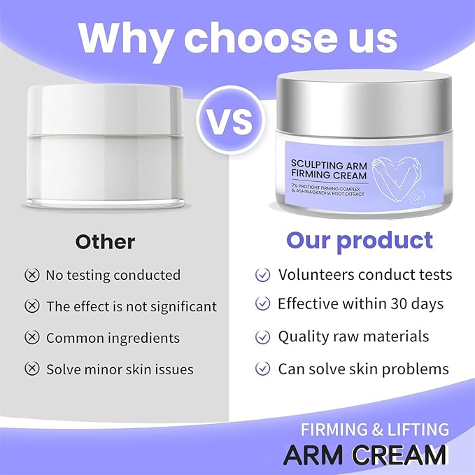 Arm Creams & Neck Cream for Tightening and Firming, Improve Loose Skin With Firming Complex & Ashwagandha Root Extract (1)
