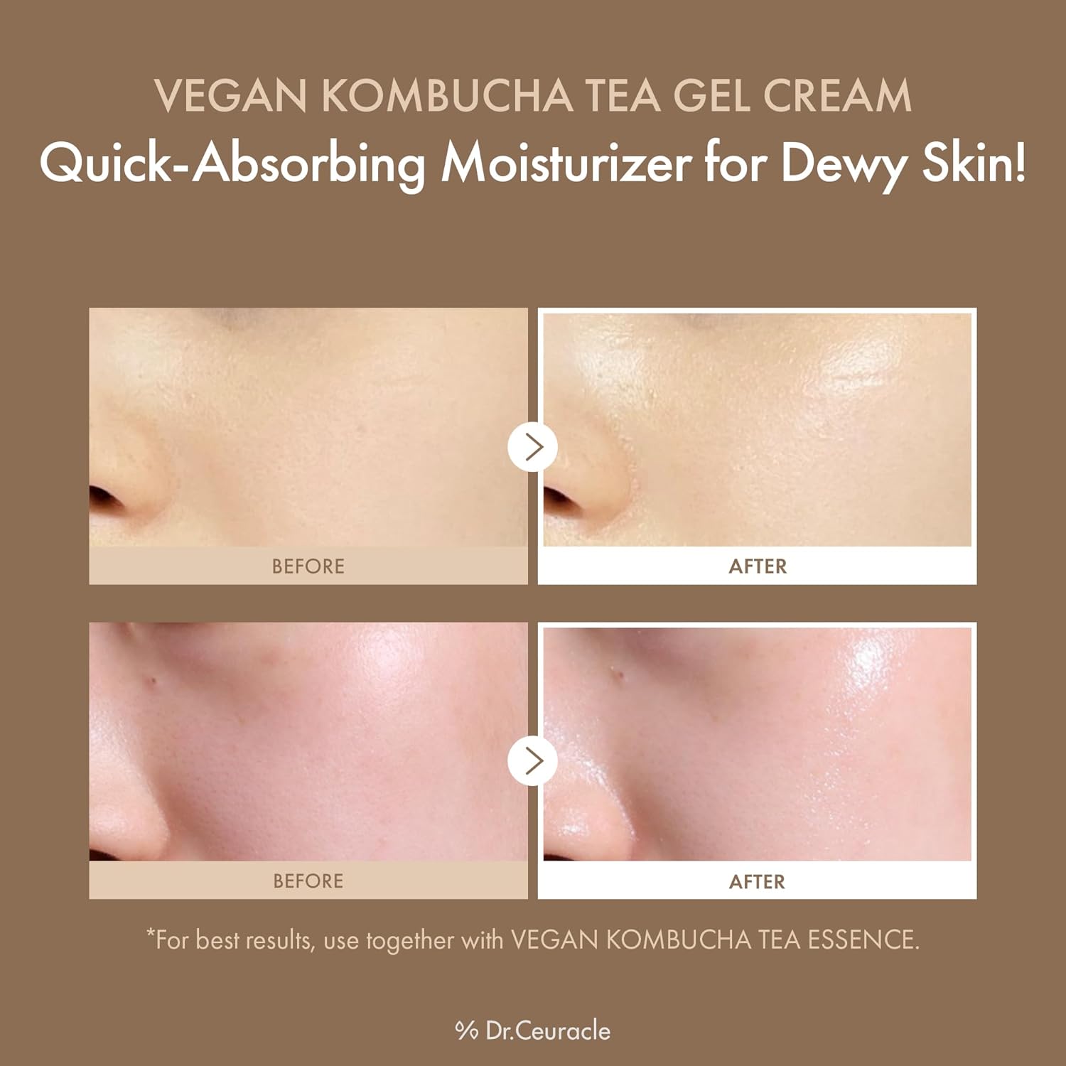 Dr.Ceuracle Vegan Kombucha Tea Gel Cream Hydrator
