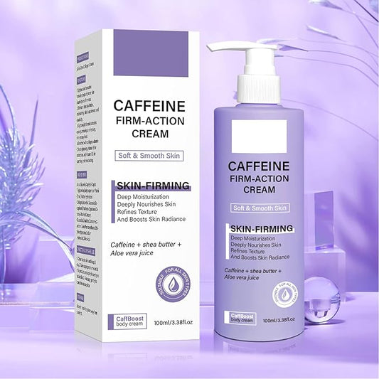 Caffeine Skin Tighten Body Cream | Belly Firming Firming Cream | Caffeine Infused Cream Moisturizer & Body Cream For Women, Stomach, Legs, for Younger Looking Skin