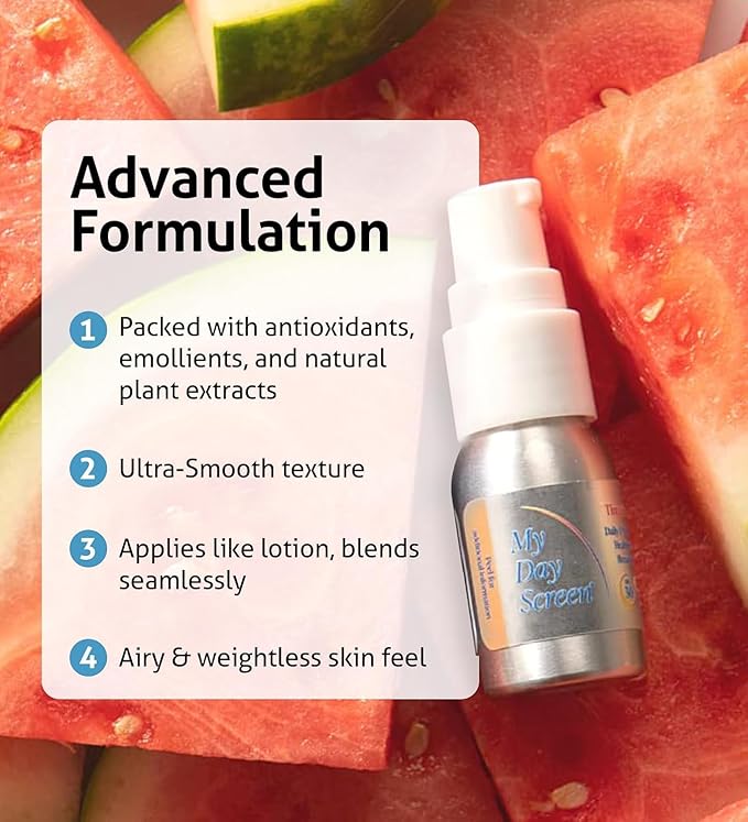 Tinted Sunscreen for Face, 3-in-1 Moisturizer with SPF 30, Face Sunscreen Protection, Tinted Drops to Match Light to Medium Skin Tones, 2 fl oz