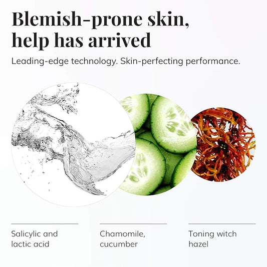 Le Mieux Beta Acid - Salicylic & Lactic Acid Clarifying Solution - Exfoliating Face Toner for Oily, Blemish Prone Skin and Congested Pores (0.5 oz / 15 ml)