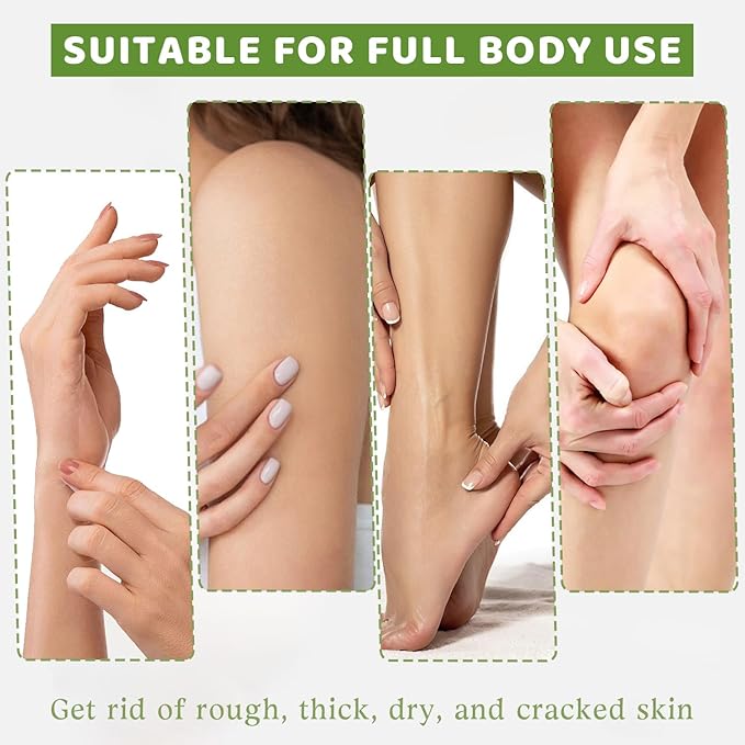 Urea Cream 60 Percent Foot Cream Unscented Maximum Strength For Dry Cracked Heels Plus 2% Salicylic Acid 60% Urea Foot & Hand Lotion With Tea Tree Oil, Coconut Oil, Shea Butter - 7 Oz