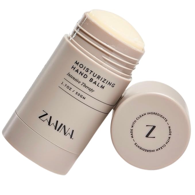 ZAAINA Intensive Hand Balm Stick - Miracle Hand Cream for Dry and Cracked Skin, Natural Soothing Moisturizing Balm for Dry Hands, Fast Relief for Men & Women from Extreme Dryness, Handmade in USA