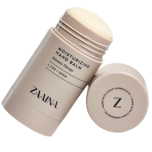 ZAAINA Intensive Hand Balm Stick - Miracle Hand Cream for Dry and Cracked Skin, Natural Soothing Moisturizing Balm for Dry Hands, Fast Relief for Men & Women from Extreme Dryness, Handmade in USA