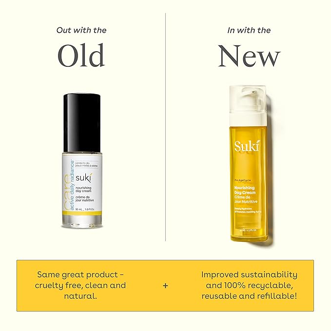 Suki Skincare Nourishing Day Cream - With Vitamin C & Firming Collagen Peptides - Rich, Luxurious, Age-Defying Cream For Super Smooth & Hydrated Skin - 50ml