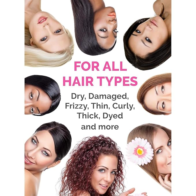 Hair Treatment Serum - 40 Hair Care Capsules - Hair Growth Serum - With Argan Macadamia & Avocado Oils - Vitamins A, E, & Pro B5 - Conditioner for Women & Men